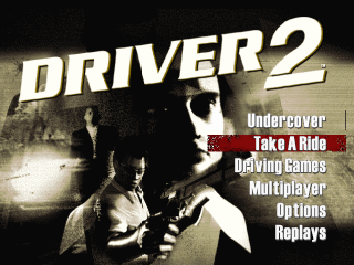 Driver 2 title screen for Playstation